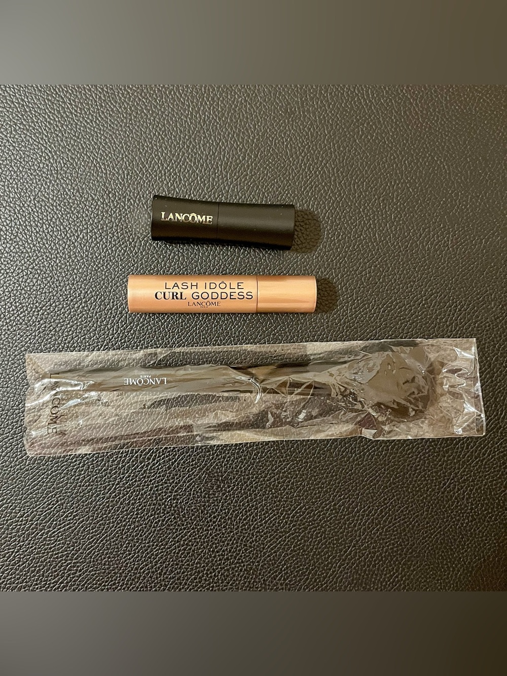 Lancôme Makeup Set Bundle Brush 2 Lipsticks Mascara Gift Cosmetic Kit New